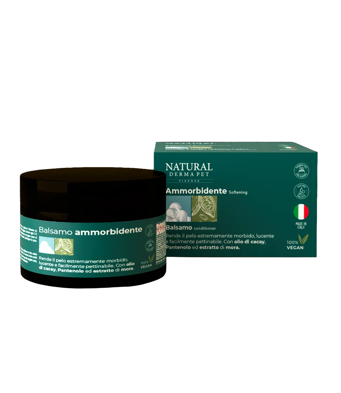 Natural Derma Pet minkštinamasis kondicionierius – maitinamoji formulė