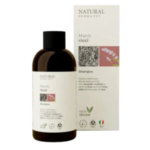 Natural Derma Pet drėkinamasis garbanoto kailio šunų šampūnas